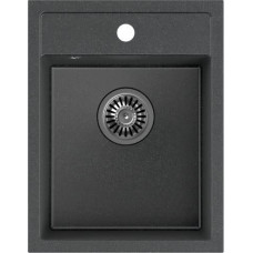 Quadron Virtuvinė plautuvė Quadron JOHNNY 90 HCQJ3950CZK, juoda