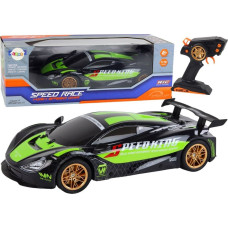 Leantoys Duże Auto Sportowe Zdalnie Sterowane 1:10 Zielono-Czarne