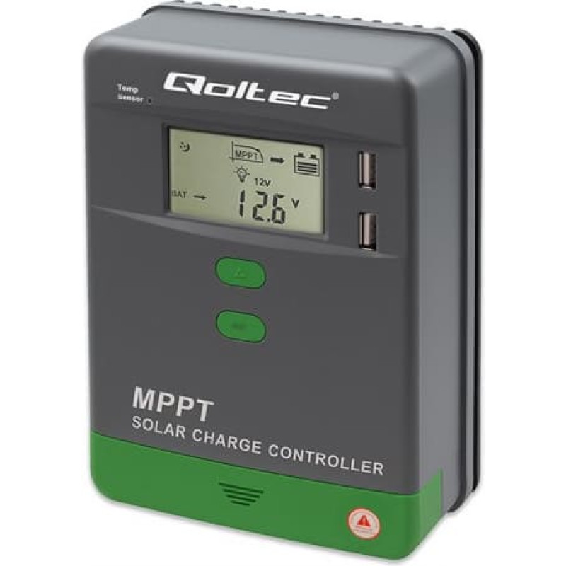 Qoltec Solar charge controller MPPT 40A 12V 24V LCD