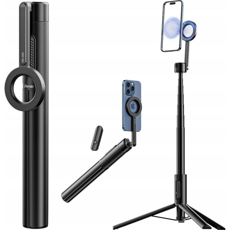 Ulanzi Kijek SELFIE Stick Statyw 1.6m na Magnes MagSafe Telefon Smartfon + PILOT / MG-002 MAX