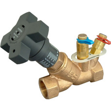 Oventrop Hydrocontrol MTR, PN25, zaw&oacute;r r&oacute;wnoważący ze zintegrowaną kryzą pomiarową, DN 20, 3/4GW