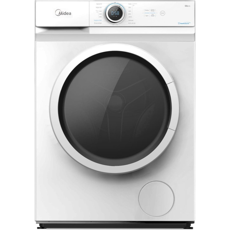 Midea Washing Machine | MF100W70/W | Energy efficiency class D | Front loading | Washing capacity 7 kg | 1200 RPM | Depth 40 cm