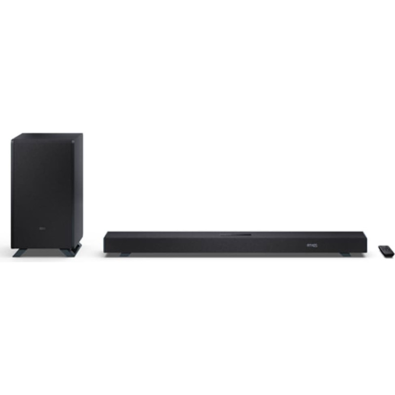 Sharp Soundbar Sharp | 3.1.2 Dolby Atmos/DTS:X Soundbar with Wireless Subwoofer | HT-SBW53121(BK) | 550 W | Bluetooth | Black | Wireless connection