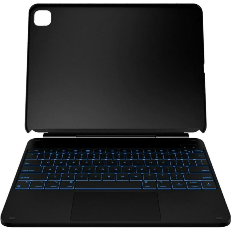 4Kom.pl Etui Typecase Edge + z klawiaturą do     iPad Air 13'' 2024/2025 wł&oacute;kno węglowe