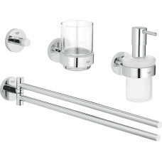 Grohe 40846001 Essentials Master Набор аксессуаров для ванной комнаты 4 в 1