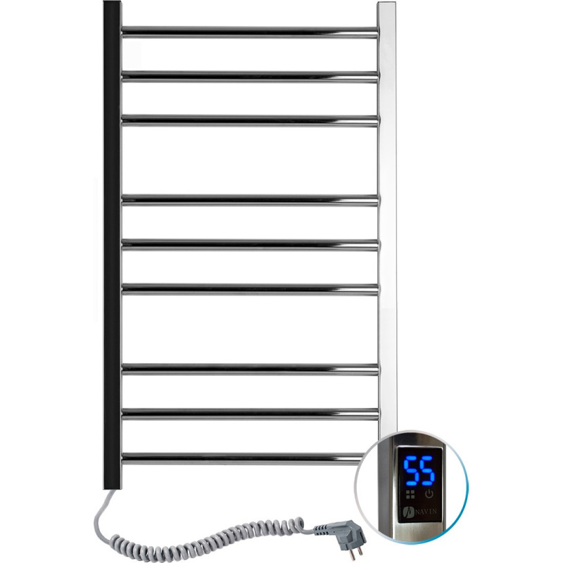 Navin Towel rail Classic Quadro 500*800 Sensor left 10-016153-5080