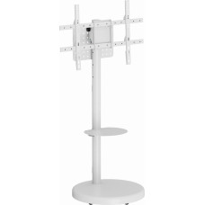 Gembird TVS-86TR-01-W TV floor stand, 37" - 86", white