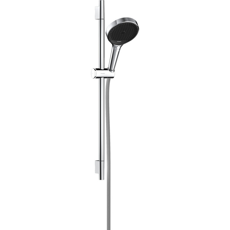 Hansgrohe Du&scaron;o komplektas Hansgrohe Rainfinity 130 3jet EcoSmart su du&scaron;o juosta S Puro 65 cm, stumdomas slanki