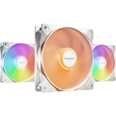 Be Quiet! LIGHT WINGS LX 120mm PWM High Speed 3-Pack White Kompiuterio korpusui Ventiliatorius 12 cm Balta 3 vnt