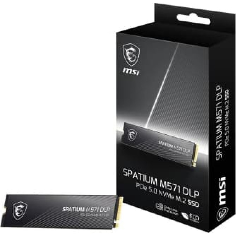 MSI SPATIUM M571 DLP PCIe 5.0 NVMe M.2 4T internal solid state drive 4 TB PCI Express 5.0 3D NAND