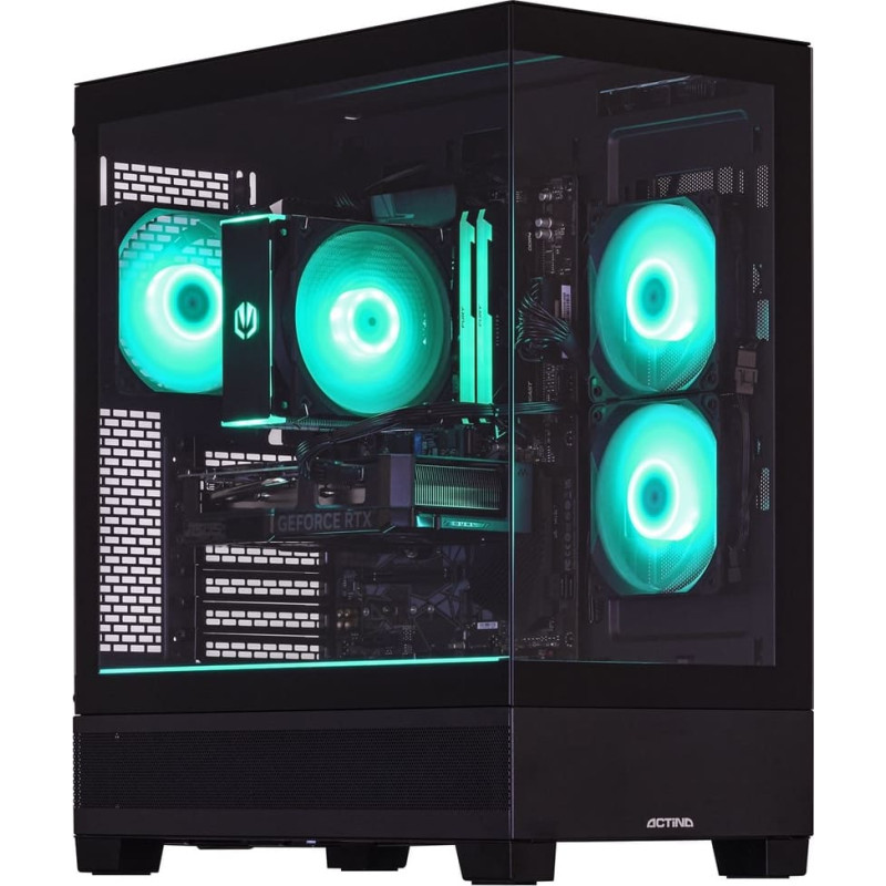 Actina 5901443440222 PC AMD Ryzen&trade; 5 5600 16 GB DDR4-SDRAM 1 TB SSD AMD Radeon RX 7600 Midi Tower Black