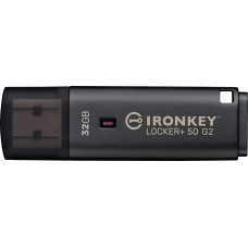 Kingston Technology IronKey Locker+ 50 G2 USB-v&auml;lkm&auml;lu 32 GB USB t&uuml;&uuml;p A 3.2 Gen 1 (3.1 Gen 1) Must