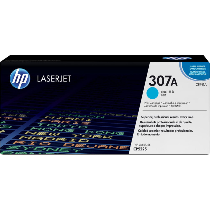 HP 307A Cyan Original LaserJet Toner Cartridge