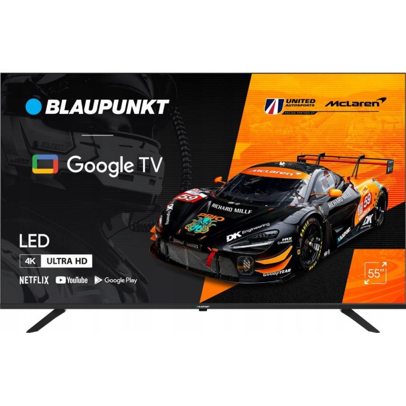 Blaupunkt TV 55'' Blaupunkt 55UGC5500S 4K UHD, GoogleTV, WiFi, BT