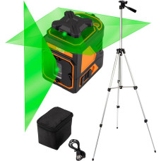 NEO Laser płaszczyznowy 30 m, 5 linii, 360&deg; w poziomie, z etui i statywem 1.5 m