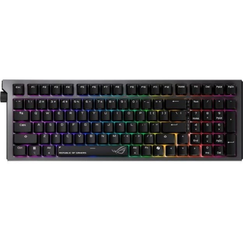 Asus Klawiatura Asus ASUS ROG Strix Morph 96 klawiatura Gaming USB + RF Wireless + Bluetooth QWERTZ Niemiecki Czarny