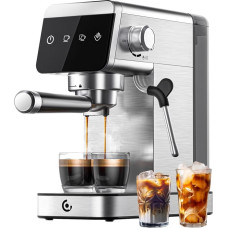 Amzchef CE-AZ-EM1501-SV Piston Coffee Maker (Silver)