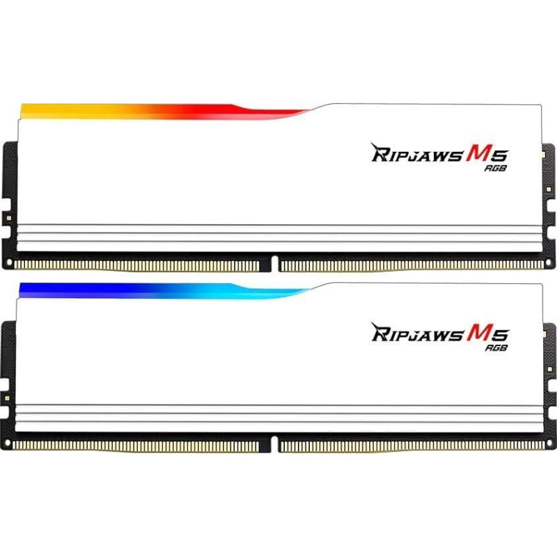 G.skill Pamięć G.Skill Ripjaws M5 RGB, DDR5, 32 GB, 6000MHz, CL32 (F5-6000J3238F16GX2-RM5RW)