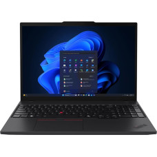 Lenovo ThinkPad T16 Gen 4 (Intel) Intel Core Ultra 7 255U S&uuml;learvuti 40,6 cm (16") WUXGA 16 GB DDR5-SDRAM 512 GB SSD Wi-Fi 6E (802.11ax) Windows 11 Pro Inglise Must