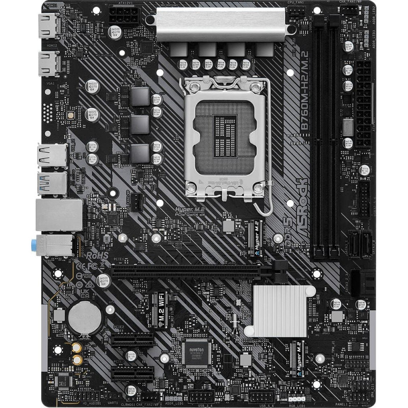 Asrock B760M-H2/M.2 s1700 2DDR5 DP/HDMI mATX