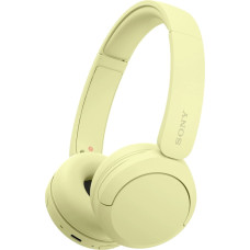 Sony WHCH520Y.CE7 Ausinės be mikrofono ir ausinės su mikrofonu Laisvų rankų įranga Bevielis Su lankeliu Skambučiai / muzika C tipo USB Bluetooth Geltona
