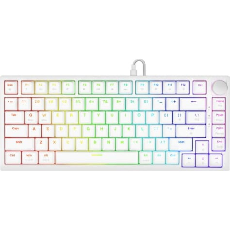 Savio Kayboard ASTRAL White Jade OUTEMU WHITE RGB