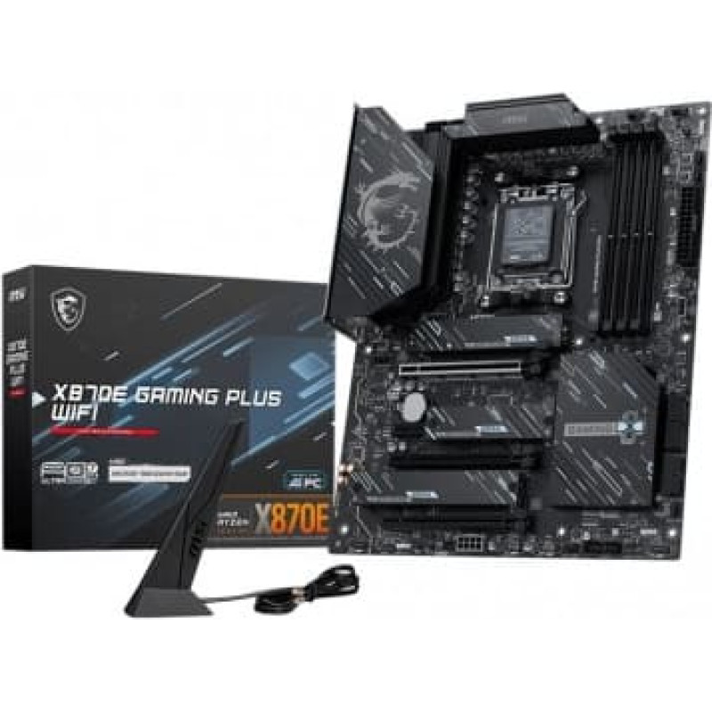 MSI X870E GAMING PLUS WIFI материнская плата AMD X870E Socket AM5 ATX
