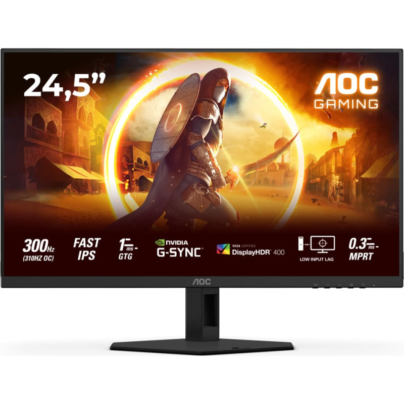 AOC G4 25G4SRE монитор для ПК 62,2 cm (24.5") 1920 x 1080 пикселей Full HD LED Черный, Красный