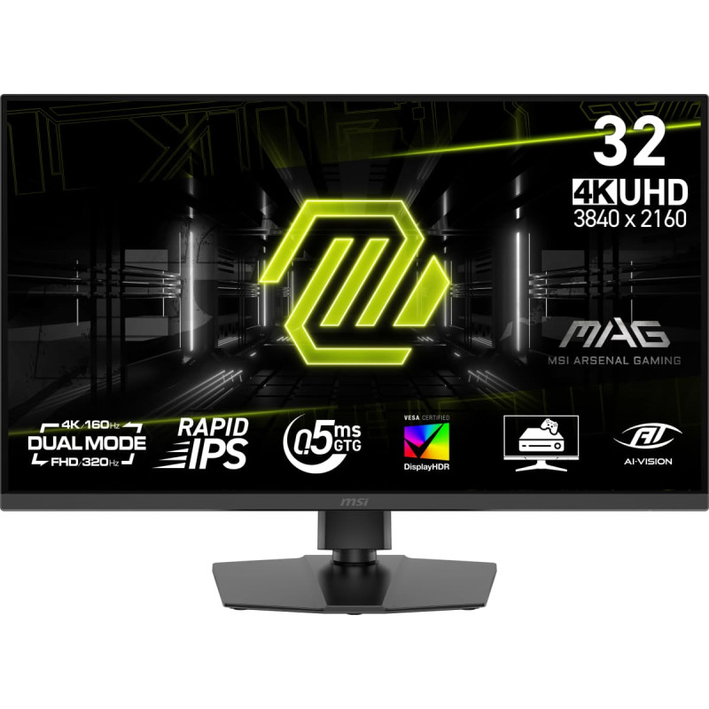 MSI MAG 322URDF E16 монитор для ПК 80 cm (31.5") 3840 x 2160 пикселей 4K Ultra HD Черный