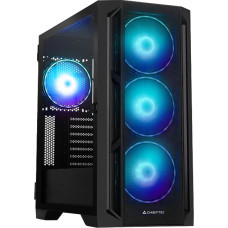 Chieftec PC- Geh&auml;use GA-01B-L-OP APEX LUMO Midi Tower Black