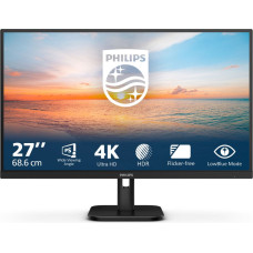 Philips 27E1N1800A/00 монитор для ПК 68,6 cm (27") 3840 x 2160 пикселей 4K Ultra HD LED Черный