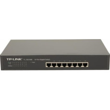 Tp-Link TL-SG1008 Nepārvaldīts Gigabit Ethernet (10/100/1000) 1U Melns