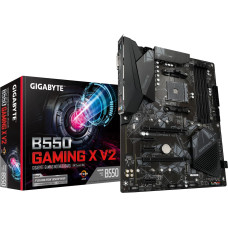 Gigabyte B550 Gaming X V2 Motherboard - AMD Ryzen 5000 CPUs, 10+3 Phases VRM, up to 4733MHz DDR4, 1xPCIe 4.0 + 1xPCIe 3.0 M.2, 1GbE LAN, USB 3.2 Gen 2