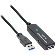 Inline Kabel USB InLine USB-A - 15 m Czarny (35656)