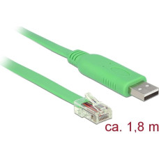 Delock Kabel USB Delock USB-A - RJ-45 1.8 m Zielony (62960)