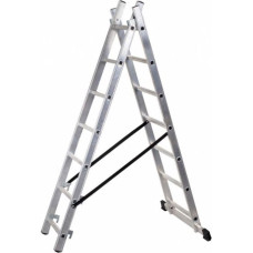 Braket Drabina wolnostojąca dwustronna aluminiowa 11 stopniowa (BR-00-3211)