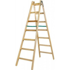 Braket DRABINA DREWNIANA BRAKET STANDARD 2X7 SZCZEBLI 211CM