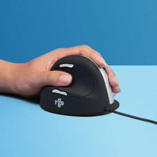R-Go Tools Mysz R-GO Tools R-Go Maus HE ergonomisch links  USB       gro&szlig;    schw./silb
