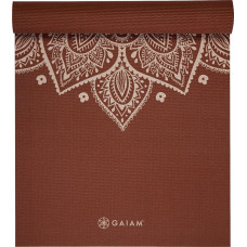Gaiam Mata do jogi Intense Rust Sundial Flower 5mm