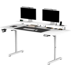 Ultradesk Biurko Ultradesk HIGHLANDER XXL Białe 112 cmx70 cm