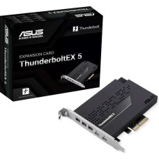 Asus roz&scaron;iřuj&iacute;c&iacute; karta ThunderboltEX 5, PCIe 4.0x4, 2xThunderbolt 5, 3x Mini-DP