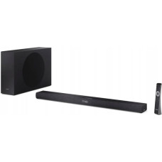 Sharp Soundbar Sharp 2.1ch Ultra-slim Dolby Atmos/DTS Virtual: X Soundbar with Wireless Subwoofer | HT-SBW320 | 360 W | Bluetooth | Black | Wireless connection