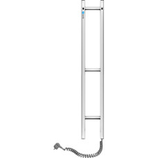 Navin Electric towel rail Siluet Quadro right 160*1000 10-017050-0110