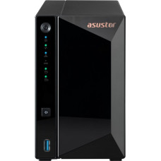 Asustor DRIVESTOR 2 Pro Gen2 AS3302T v2 NAS Realtek RTD1619B 2 GB DDR4 ADM Black