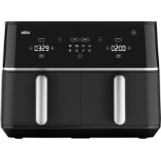 Braun TD 5030I BK Dvigubas 10 L Autonominės 2400 W Kar&scaron;to oro gruzdintuvė Juoda, Sidabras