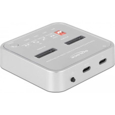 Delock Stacja dokująca Delock Dockingstation M.2 NVMe SSD + M.2 SATA SSD SD Express