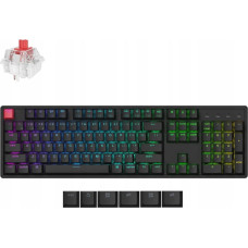 Keychron K10 QMK Wireless Mechanical Keyboard (Version 2) RGB Backlight Aluminum Frame / Keychron Super Switch (Hot-Swappable) / Red
