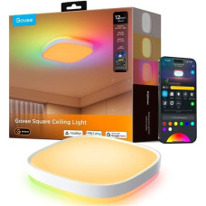 Govee 30cm RGBWW + RGBIC Smart I&scaron;manusis prie lubų tvirtinamas &scaron;viestuvas Wi-Fi/Bluetooth 28 W
