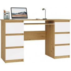 Top E Shop KUBA Desk Artisan Oak/White Set