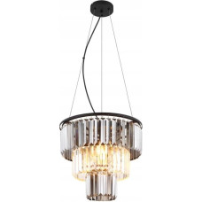 Globe Hanging lamp GLOBO NAXIS, 3xE27, 40W, 230V, metal, crystals, black color, o40x120cm